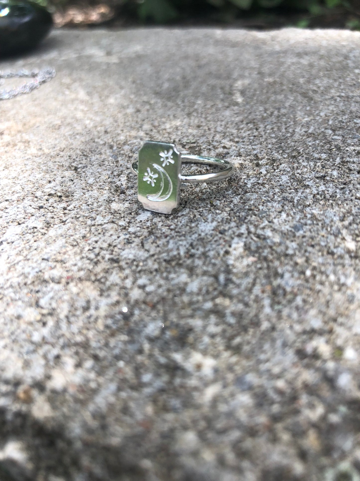 Celestial Tablet Ring Size 6 1/2 - 7
