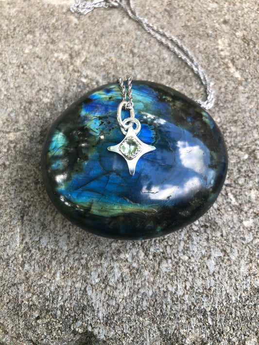 Starshine Aqua Tourmaline Charm